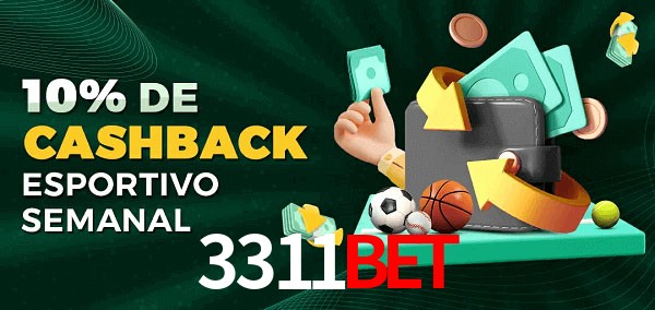 10% de bônus de cashback na 3311bet